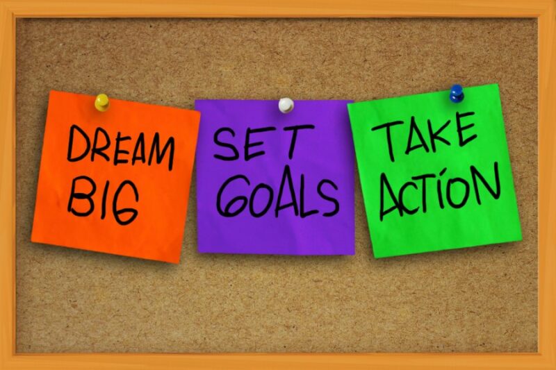 Dream Big, Set Goals, Take Action Dream Big, Set Goals, Take Action